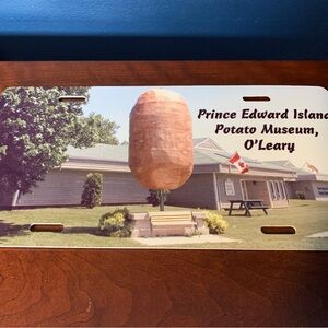 Prince Edward Island Potato Museum License Plate